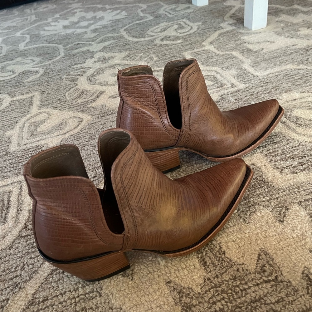 Ariat | Dixon Brown Leather Ankle Boots 8.5 - Picture 3 of 11